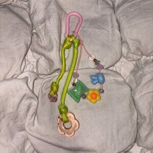 Free People Neon Candy Beaded Bag Charm